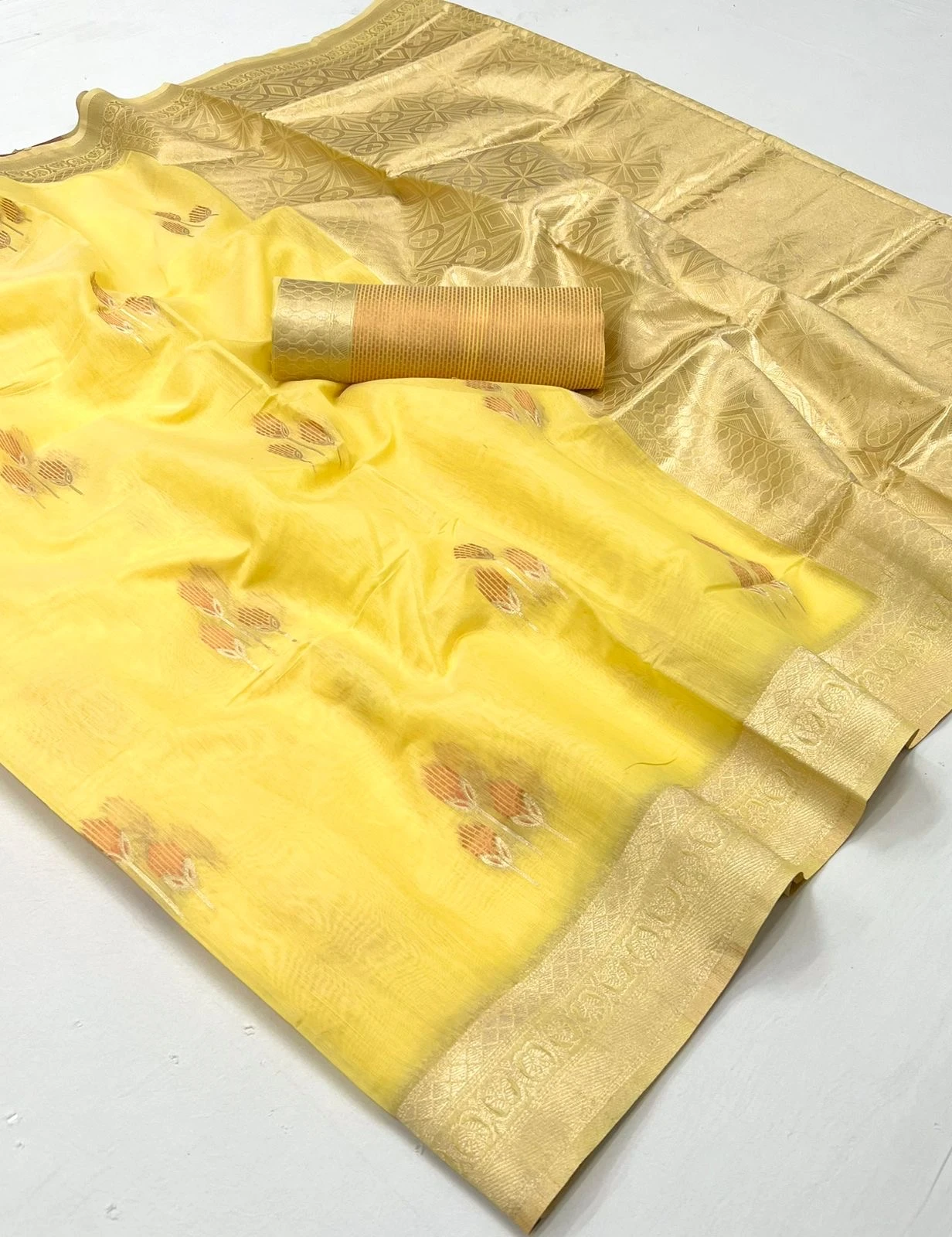 Rajtex Kelly Linen Cotton Wholesale Fancy Sarees Catalog — Wholesale Sarees, rajtex wholesale from Surat - Gallery Image 6